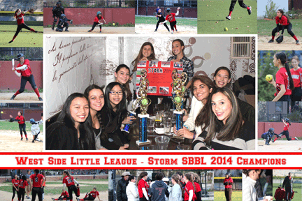 West Side Little League - Senior Girls Softball team - The Storm - won the 2014 Fall Championship!